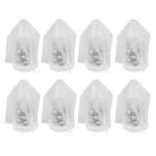 20Pcs Lure Rattles Tube L3x2.6cm S2.4x1.6cm