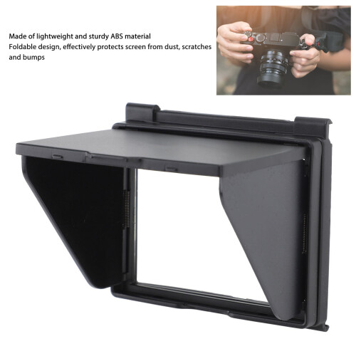 D7500 ABS Screen Sun Shade Folding Hood - 44g 2