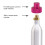CO2 Quick Adapter TR21-4 Al/Brass 55g Soda Maker 4