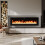 50 Inch Electrical Fireplace with Remote Control and 12 Flame Colours 1