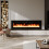 50 Inch Electrical Fireplace with Remote Control and 12 Flame Colours 3