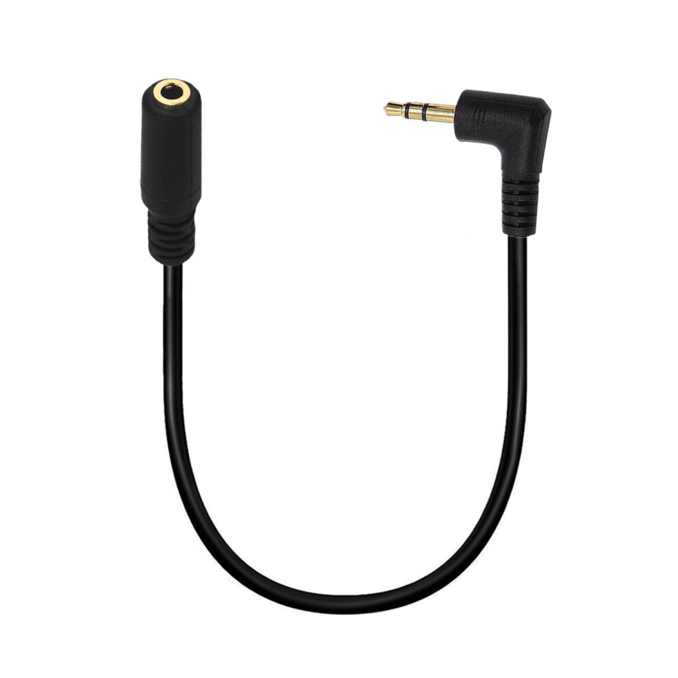 3.5Mm Angles Male To Female Adapter Cord Trrs 3.5Mm To Phones And Laptops Audio Connector Space Saving 9382693644169