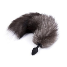 Anal Plug Silicone Tail Butt Plug With Smooth Fur Tail For Couples Anal Sex Toys