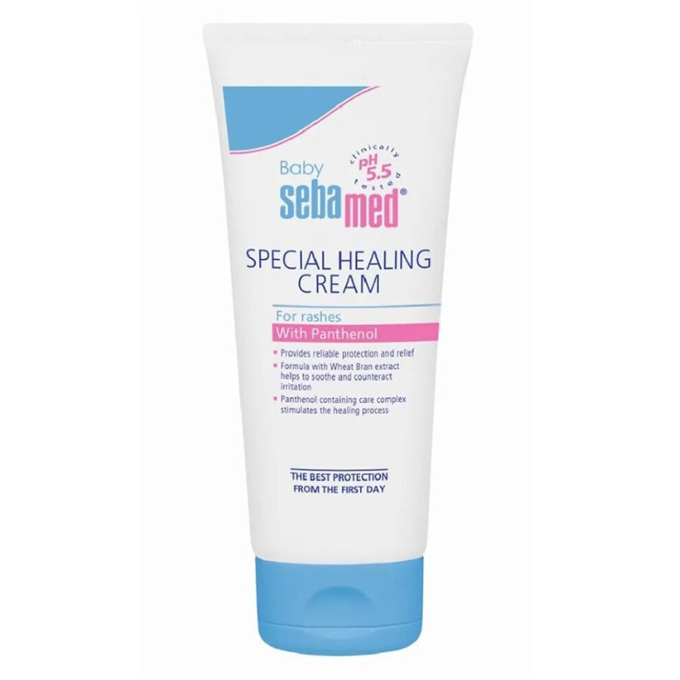 Cream Sebamed Baby Healing | Panthenol & Squalane | Diaper Rash Relief - 100Ml