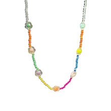 Collier chaîne étoile superposée moderne, Design de-collier 3
