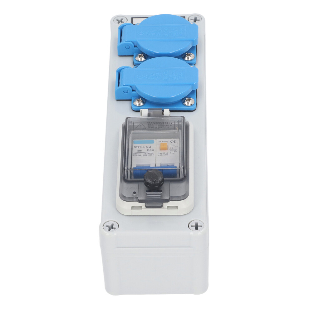 Wall Power Distributor 250V 16A Rcbo Rcd With 4-Socket Design 5021369040884
