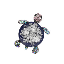 Dragonflies Rhinestones Pin Sparkling Crystal Dress Hat-turtle