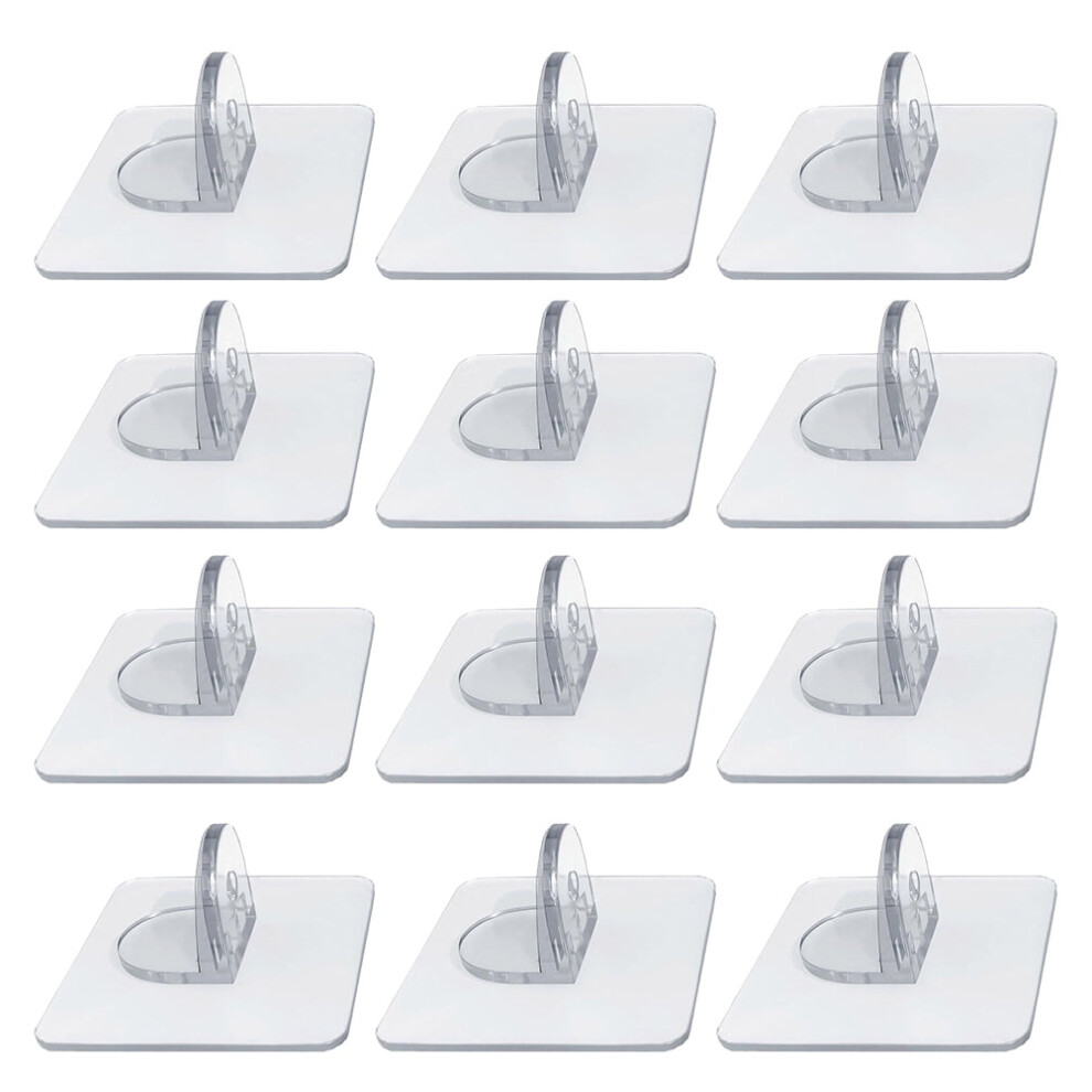 Shelf Support Pegs For Cabinet And Closet, Strong Adhesive Trimmable Design Anti Slip Retainer Shelf Clips For Kitchen Bookshelf Storage, Punch Free S 9468298668257