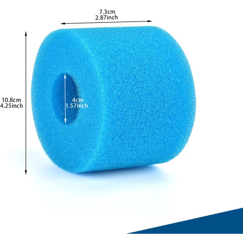 Low Cost Pool Filter Sponge, Reusable Washable Filter High-Quality Sponge Soft Durable Structure for S1 Systems, Swimming Pool Filter Sponge Long Serv 1