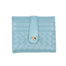 Minimalistic Design Women's Wallet With Eco-friendly Smooth Pu Leather, Large Capacity Bifold Wallet For Travel (10.5*8.5*2Cm)