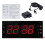 Oversized Digital LED Clock Wall Mount, Large Wall Clock with Remote Countdown Timer Function and Night Light, Decorative Xmas Tree for Children Frien 1