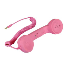 Material plástico rosa de aparelho móvel melhora a qualidade da chamada
