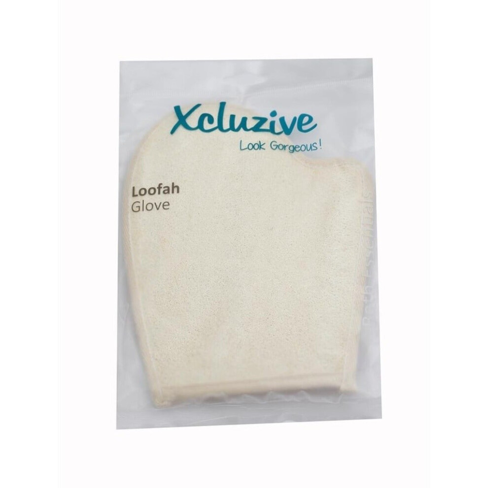 Xcluzive Exfoliating Loofah Glove for Smooth & Soft Skin, Gentle Body Scrub