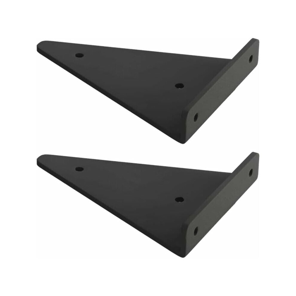Triangle Design Floating Shelf Brackets, Powder Coated Finish For Durability And Rust Resistance, Solid Steel Construction With High Weight Limit, 9405630817171