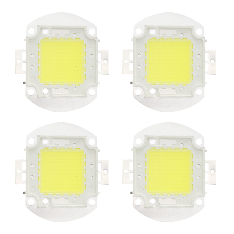 4X 32 - 34V 100W 7500 Lm 6500K High Power The Led Power Indicator Chip - Light/White 4714075631132