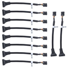 10X USB 3.0 20 Pines Macho A USB 2.0 9 Pines Hembra Cable del Adaptador 15cm