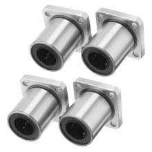 Flange Linear Motion Bushing Bearing 16mmx28mmx37mm (LMK16UU 4 Pcs)