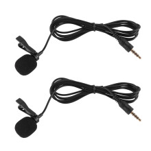 2pcs 3.5 mm Computer Clip- Microphone
