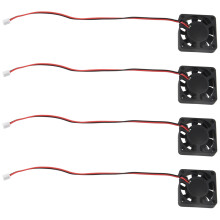 4X, 40mm x 10mm 0.12A 2Pin 5V  Brushless Gleitlager Luefter