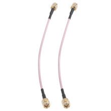 2X 6,5 Pulgada Longitud SMA Macho A SMA Macho Cable Coleta Conector