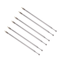 3 Pair 62.5cm 24.6 inch 4 Section Telescopic Stainless Steel AM FM Radio Universal Antenna