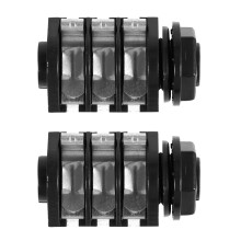 2 Pezzi 1/4 Pollice 6.5mm Stereo Audio PCB Presa Jack per Cuffie A 6 Pin