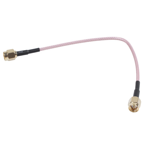 2X 6,5 Pulgada Longitud SMA Macho A SMA Macho Cable Coleta Conector 1