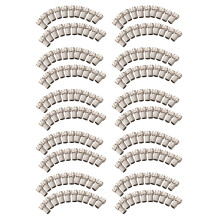 200Pcs CCTV RG6 F-Type Twist- Coax Coaxial Cable RF Connector Male