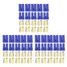 15 Pairs Of EC5 Banana Plug Bullet Connector Female+Male for RC ESC LIPO Battery/Motor