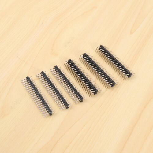24PCS 40 Pin GPIO Header Kit 20X2 Pins Right Angle GPIO Header Socket for Raspberry Pi Zero/4B/3B+/3B/3A+ 2