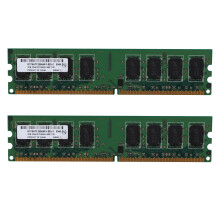 2X 2GB Desktop DDR2 RAM Memory 800MHz 2RX8 DIMM PC2-6400U High Performance for   Motherboard