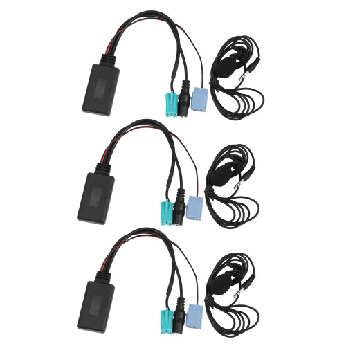 3X Car  5.0 Aux Cable Microphone Handsfree Mobile Phone Free Calling Adapter for  2005-2011