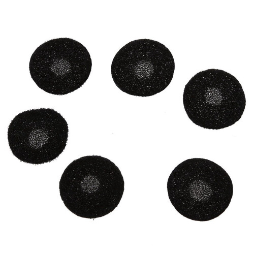300 Pcs Black Sponge Earbud Headphone Cap Ear Pads Cover Replacement 1