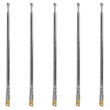 5X Replacement 60cm 4 Sections Telescopic Antenna Aerial for Radio TV