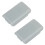 2X White Replacement Battery Shell PACK Case Cover Holder for Minisoft  Wireless Controller Game Gamepad 1
