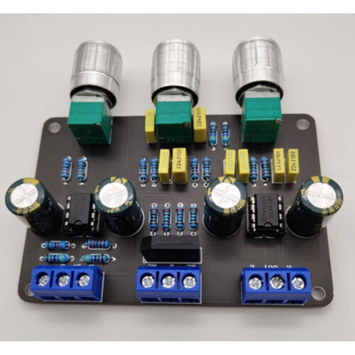 2X Dual NE5532 Tone Stereo Preamplifier Board Audio HiFi Amprifier Equalizer Preamp 1