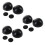 6 Pcs Laptop Notebook Black Antiskid Cool  Cooler Stand Pad 1