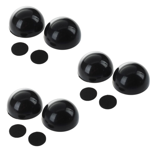 6 Pcs Laptop Notebook Black Antiskid Cool  Cooler Stand Pad