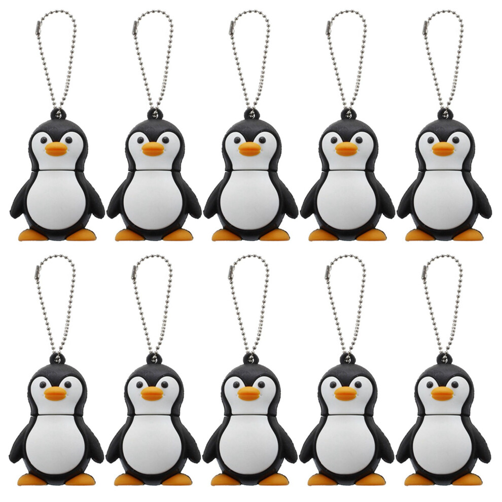 10X 32Gb Novelty Cute Baby Penguin Usb 2.0 Flash Drive Data Memory Stick Device - And Black/White 4711095976540