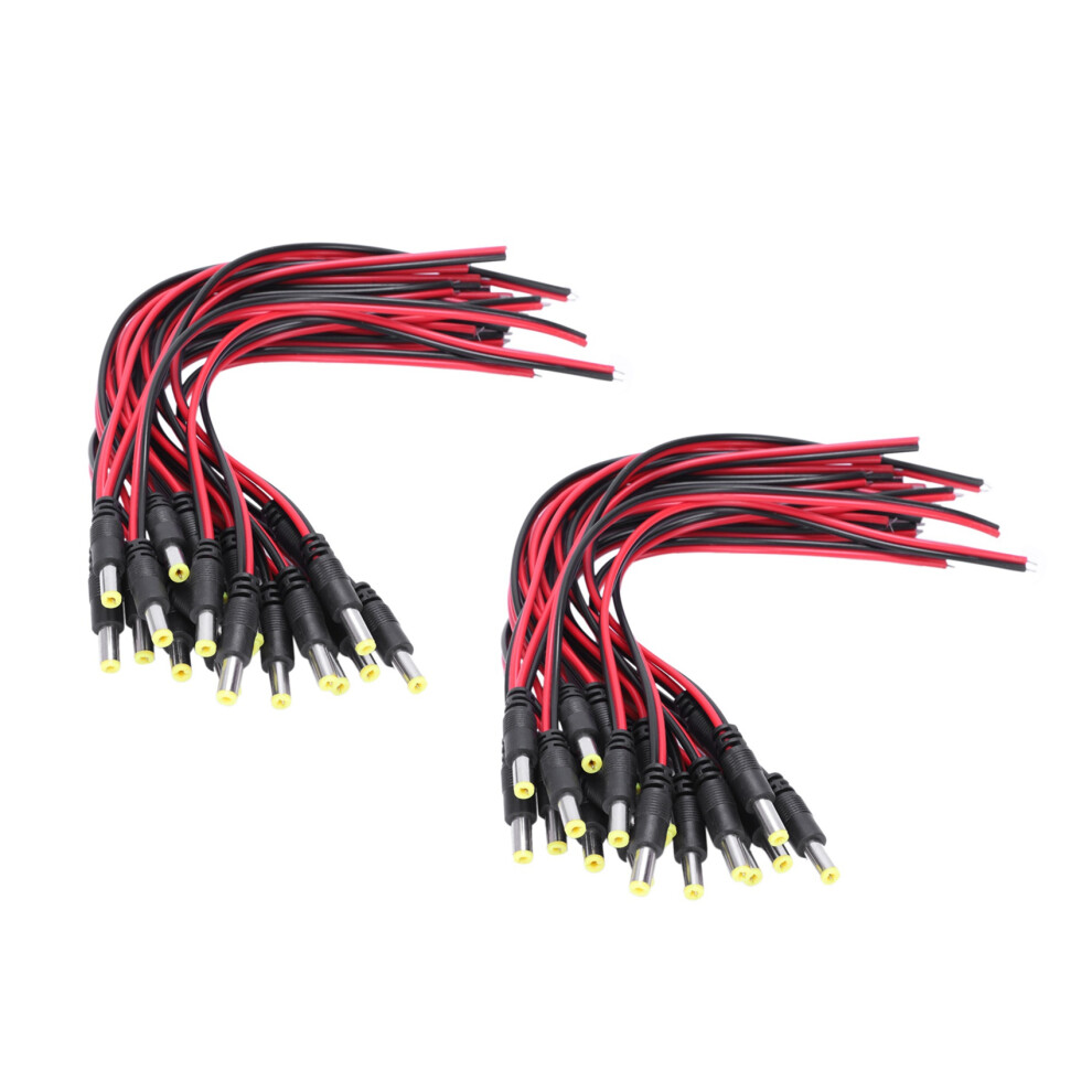 40 Pcs 5.5 X 2.1Mm Male Power Jack Plug Cctv Camera Power Connection 6032678815987