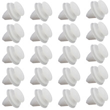 20X Car Door Panel Mounting Clips White for  206 207 1007 307