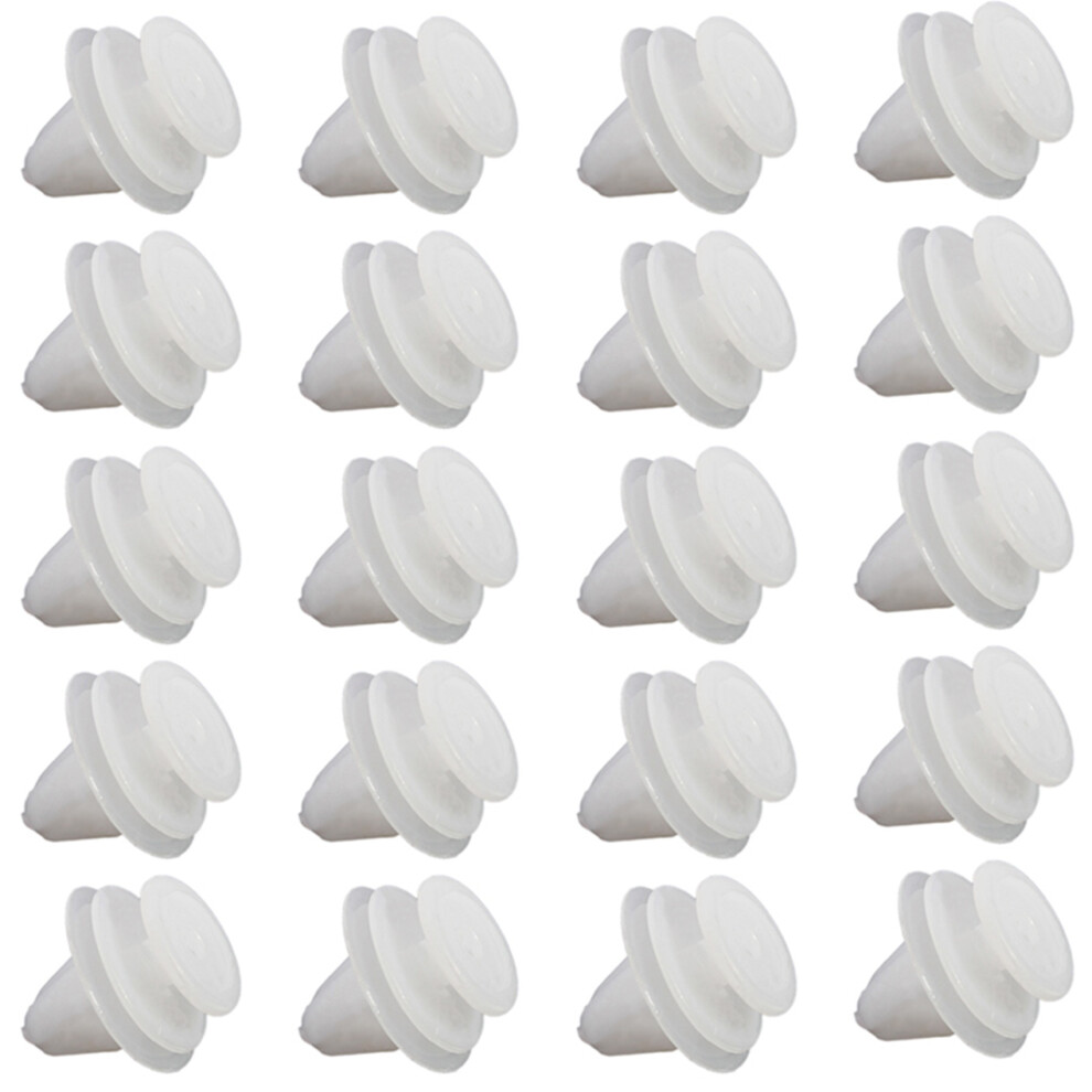 20X Car Door Panel Mounting Clips For 206 207 1007 307 White 4711042958919