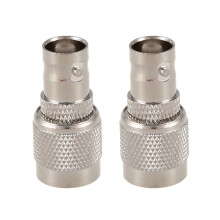 2X TNC Male Plug to BNC Connector Jack Female M / F Coaxial Connector RF Adapter Cable