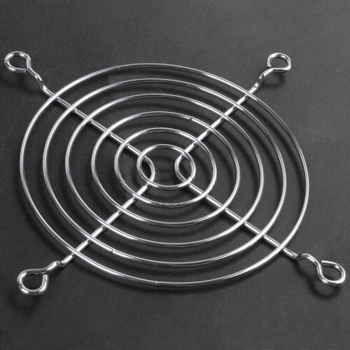 4 X Metal Wire Finger Guard Protection Grid 80 mm PC Fan Cooler 1