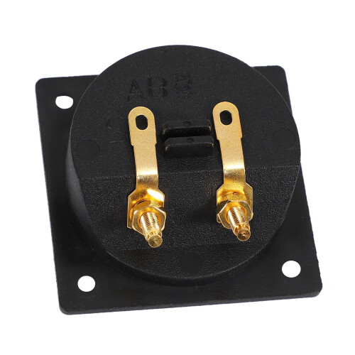 3X New Square Board Binding Post Speaker Box Terminal Cup Wire Cable Box Connector 1