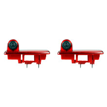2X High Definition Waterproof IR Night Vision Backup Brake Light Camera for 2014 Vivaro / 2014 Trafic