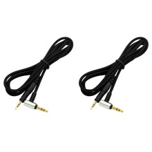 2X Cable de Audio de Repuesto para Auriculares ATH-M50X M40X Se Adapta A Muchos Auriculares