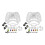 2X Crystal Shell Compatible with   360 Wireless Controller , Clear 1
