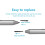 6 Pack for Surface Pro 3 Pen Tip 6Pcs Replacement Tips Refill for Surface Pro 3 Contact Stylus Pen 8