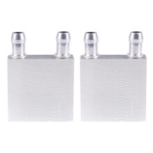 2pièces 40X40X12mm Dissipateur Thermique de Bloc de Refroidisseur D'Eau En Aluminium pour Radiateur CPU D'Ordinateur